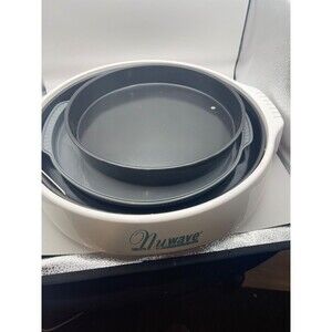 NuWave Pro Infrared Oven 4pc Accessory Set Pan Tray Pizza Silicone